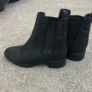 Zara black booties